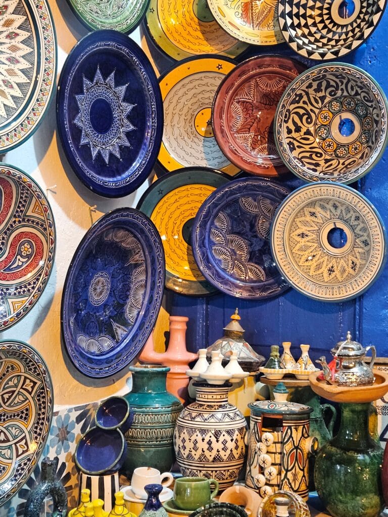 Traditional Morocco pottery